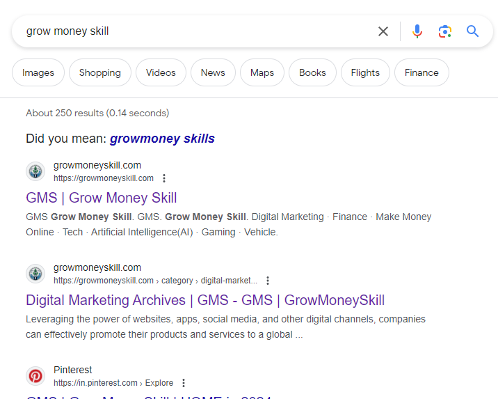 Meta Titles, GMS, Grow Money Skill